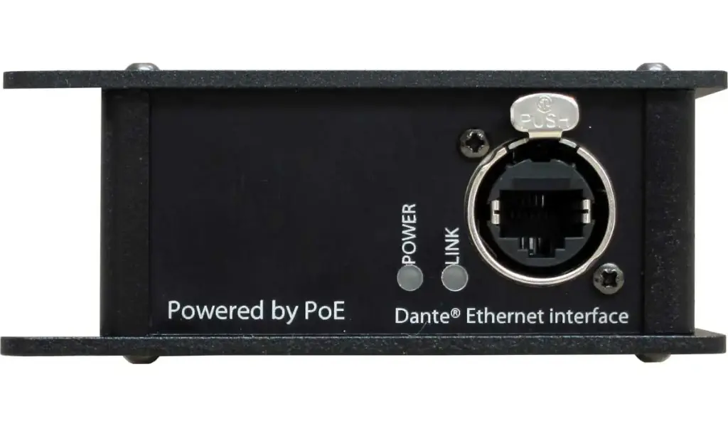 AoIP-22 AES 1 x AES3 input & output portable unit Dante/ AES67