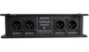 AoIP-4O 4 x analogue outputs via a Dante interface on CAT5