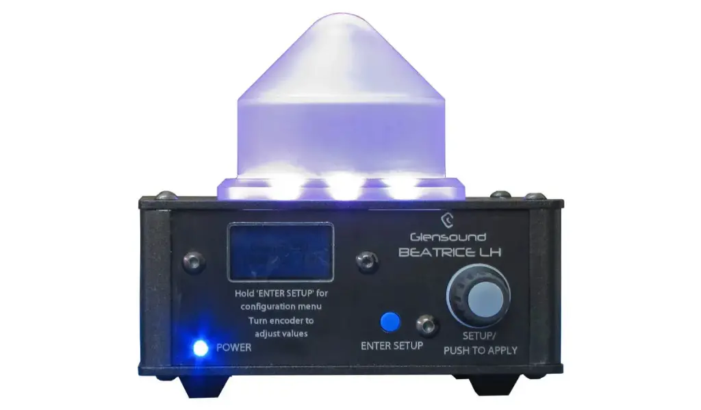 [BEATRICE LH4] Beatrice LH4 Dante network audio indication light with 4 channels of signalling