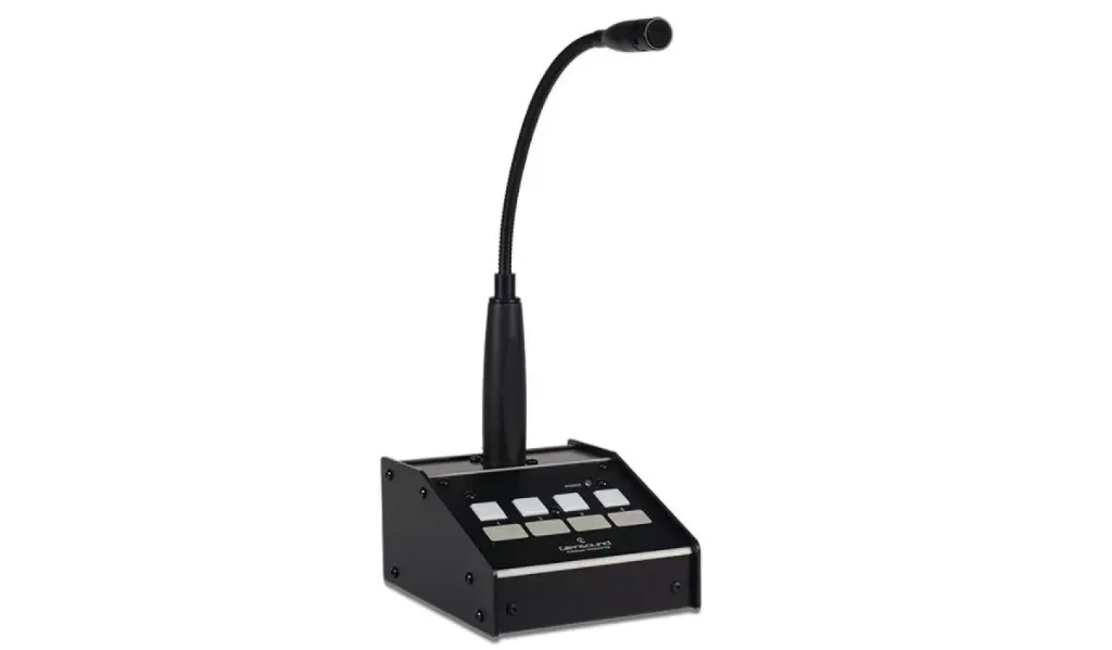 Beatrice PM4 Four channel paging mic (includes gooseneck mic)