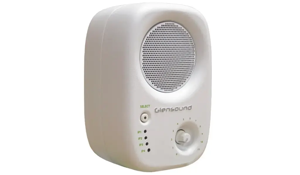 DIVINE WHITE PoE Powered 4 Input Active DSP & Network Controlled Loudspeaker.  Remote control with grouping.