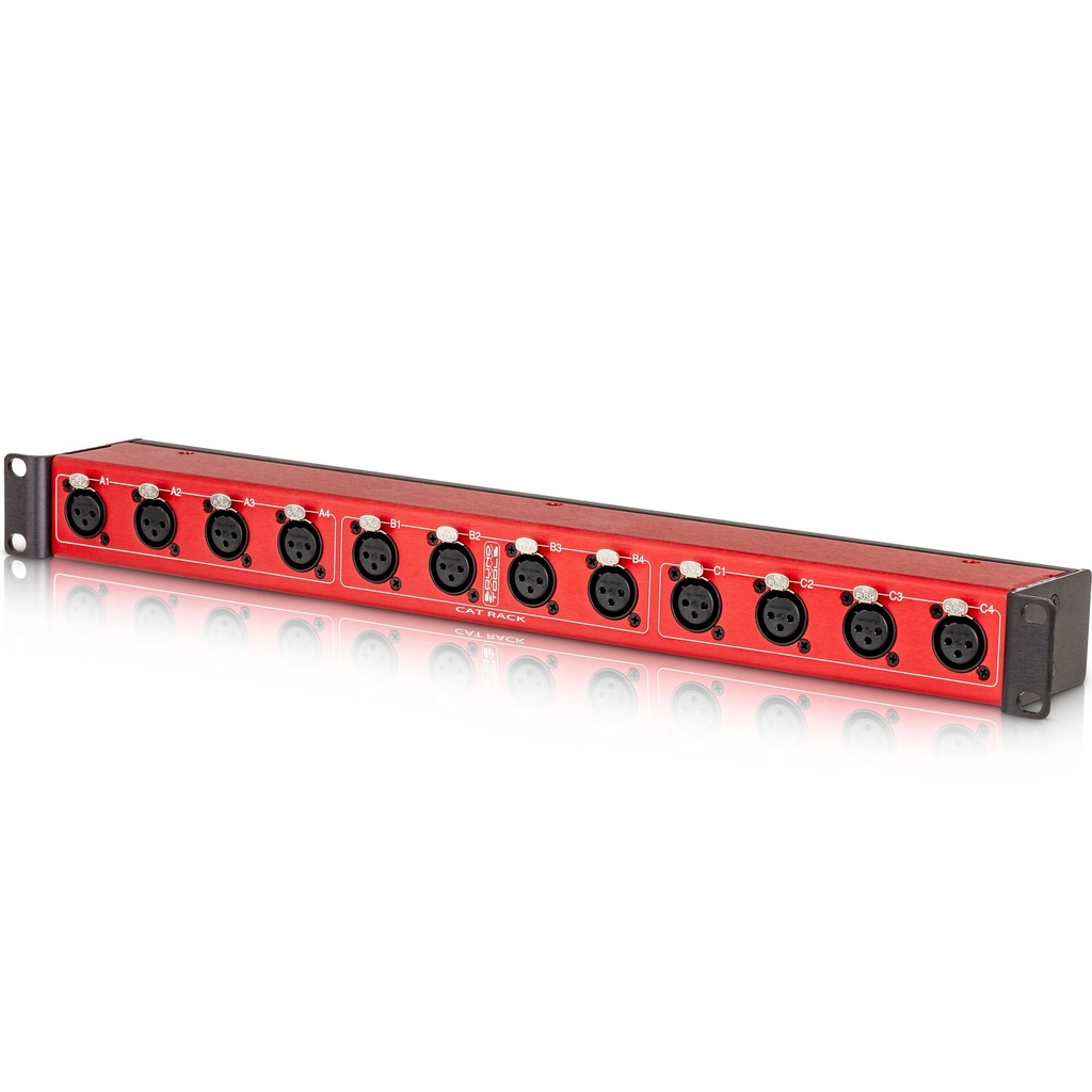 [CRFFFX] CAT Rack Female XLR 12x Female