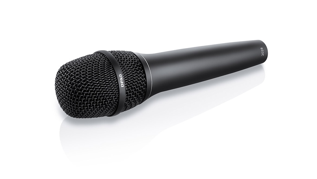 2028 Supercardioid Vocal Mic, Wired Handle, Black