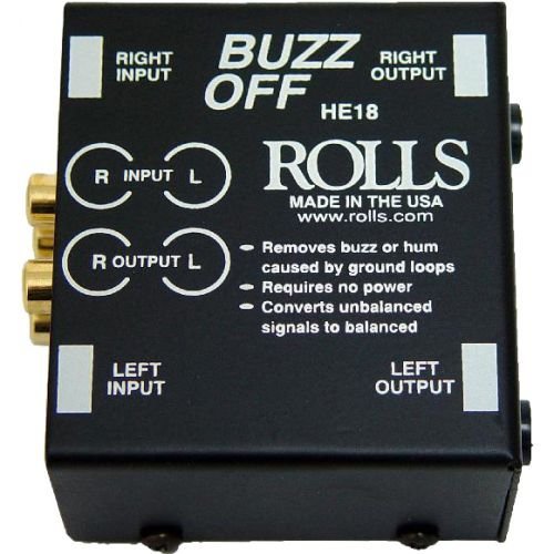 Rolls HE18 Stereo Passive Transformer-Box