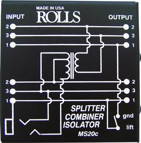 [MS20c] Rolls MS20c Splitter/Combiner/Isolator, XLR