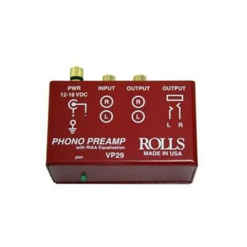[VP29] Rolls VP29 Phono Preamp, RCA in/out, 1/8" jack out