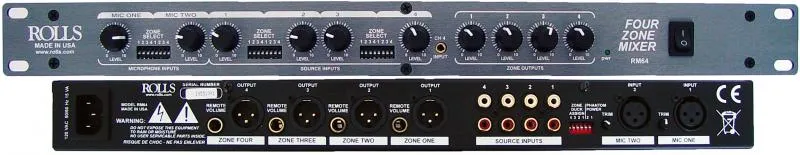 RM64 Four Zone Mixer