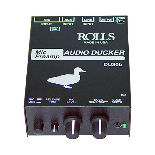 [DU30b] Rolls DU30b Mic Preamp/Audio Ducker, XLR in, RCA in/out