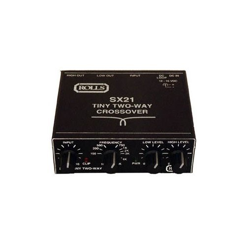 Rolls SX21 Tiny Mono 2 Way Crossover, 1/4" in/out
