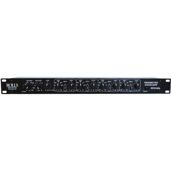 Rolls RPQ160b Parametric EQ 4-Band, 1/4" / RCA / XLR in/out