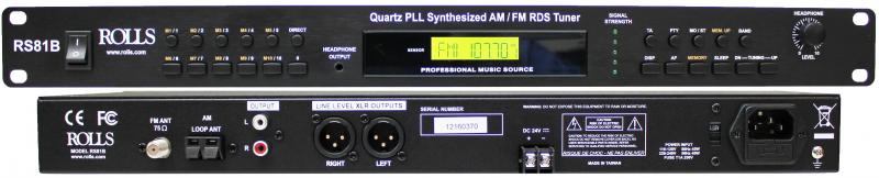 Rolls RS81B Digital Quartz AM/FM Tuner 10kHz