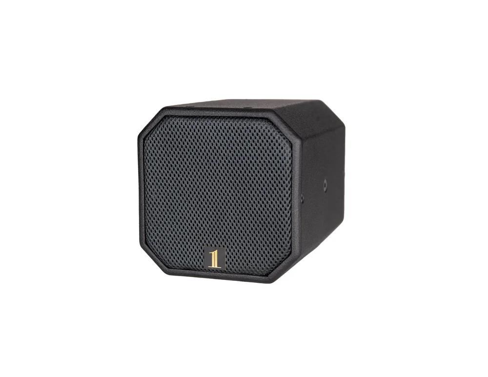 1 SOUND C4i  4” coaxial with 1” silk dome, 4” passive radiator, indoor version with a terminal screw connector (BLACK)