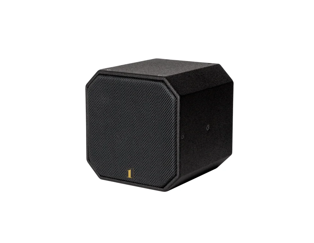 1 SOUND C6  6.5” coaxial with 1” silk dome, 5” passive radiator, speakON connector (BLACK)