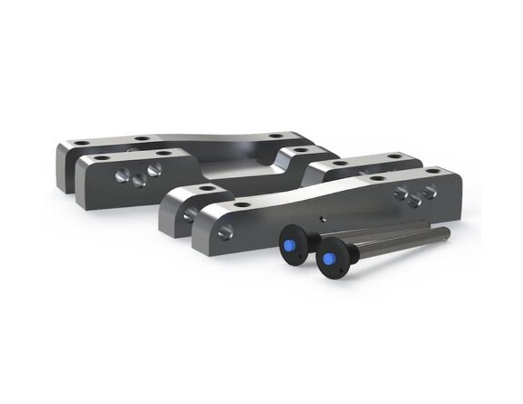 1 SOUND LCC RIGGING SYSTEM  System for attaching (1) LCC speaker to another LCC speaker, fly bar or subwoofer, includes (2) rigging plates, (12) SS316 screws,
(2) M10x100 locking pins (BLACK)