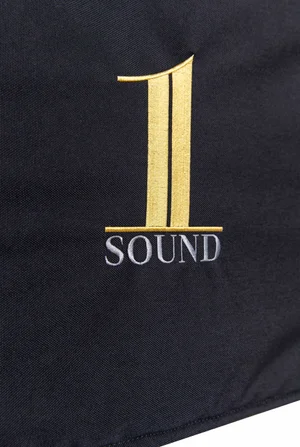 1 SOUND FABRIC COVER CONTOUR CT28 Under Cover F1 maximum protection, water repellent, Cordura with padding, handle cutouts, embroidered 1 SOUND logo