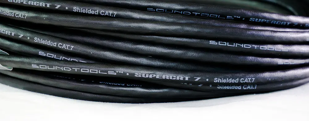 [SC731-152.4] SoundTools SuperCAT7 Black 152.4M Non-Terminated