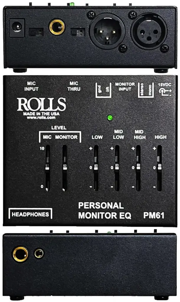 Rolls PM61 Personal Monitor Amp with EQ
