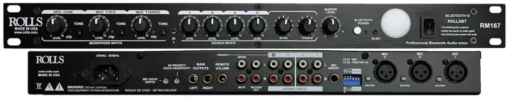 [RM167] RM167 Bluetooth Mic/Source Mixer