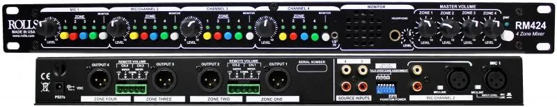[RM424] RM424 Switchable Four Zone Mixer