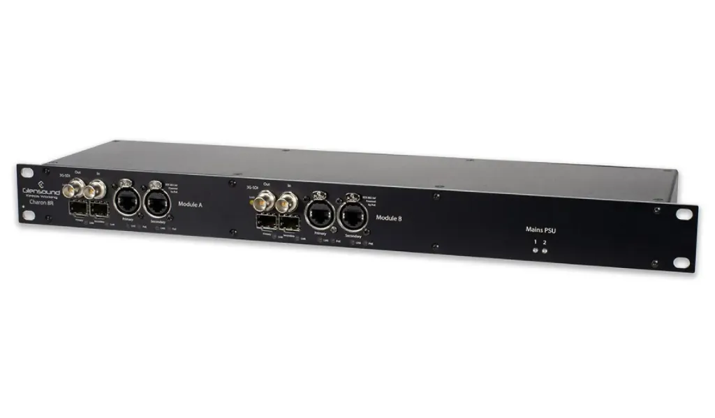[Charon 8R2] Charon 8R2 Rack Mount 8 Channel Dante/SDI embedder de-embedder with 2 modules