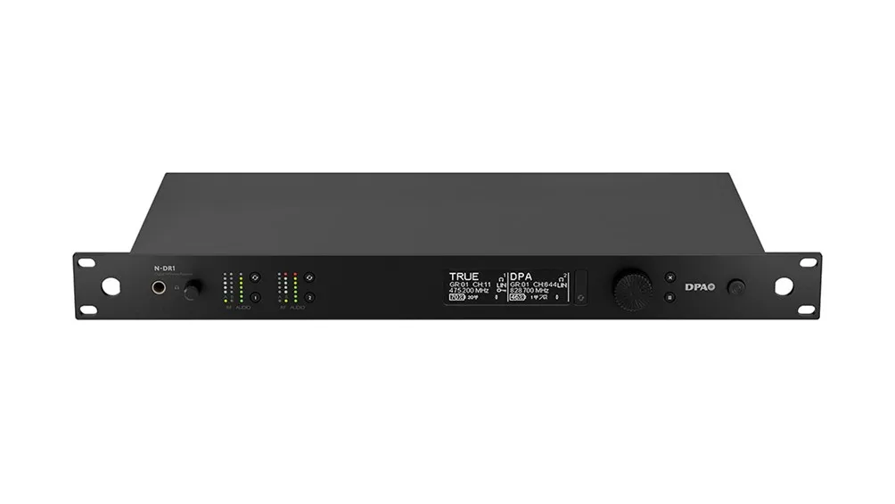 N-Series Dual Channel Digital Wireless Receiver w. DANTE Output, 870 MHz