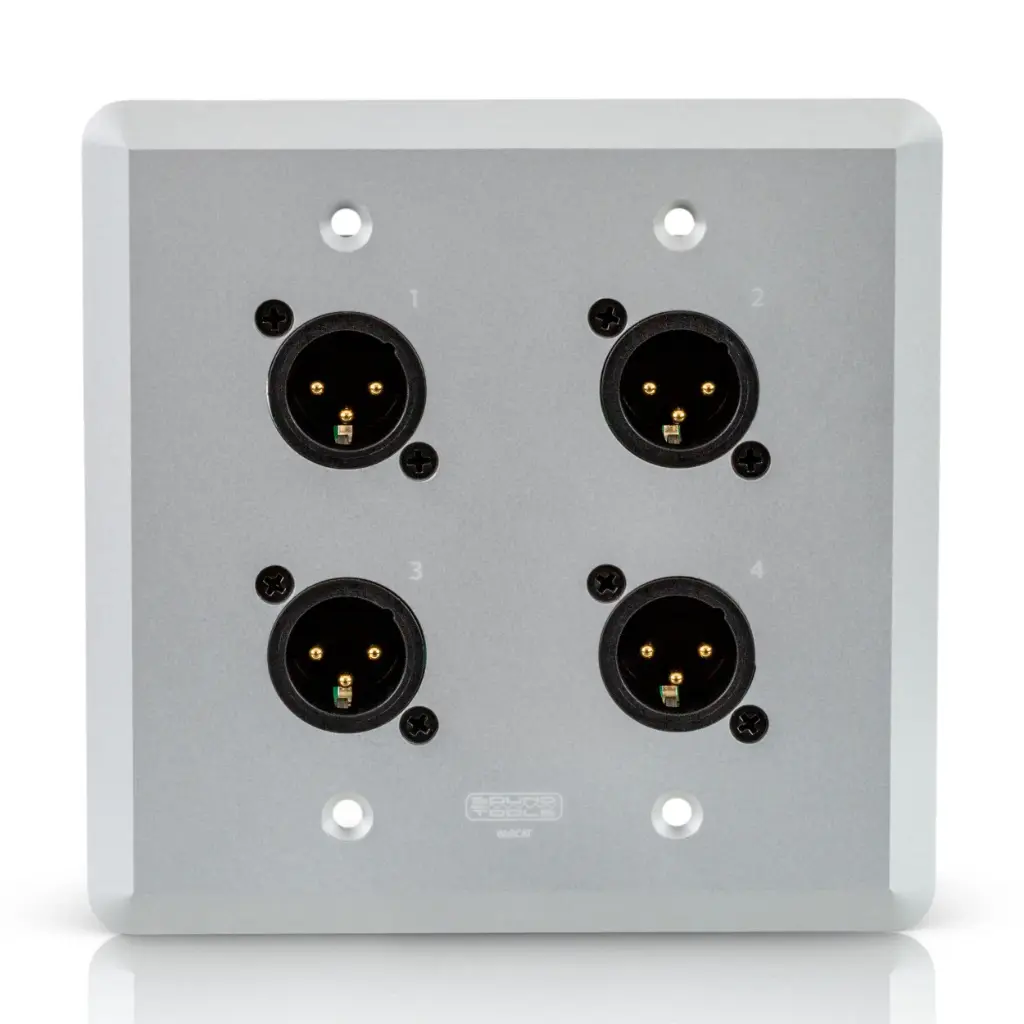[WC111-S] WallCAT 4 Silver Male XLR