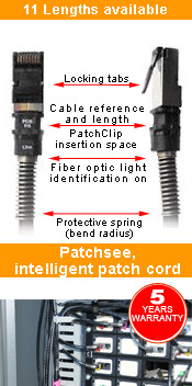PCI6-F/8 Patch Cord RJ45 CAT 6A U-FTP  Individually sheilded Foiled Twisted Pair - 2,4m