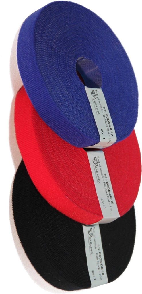 [ECOS-SR-10] ECOS-SR-10 Hook-and-Loop roll, 10m, Standard Red