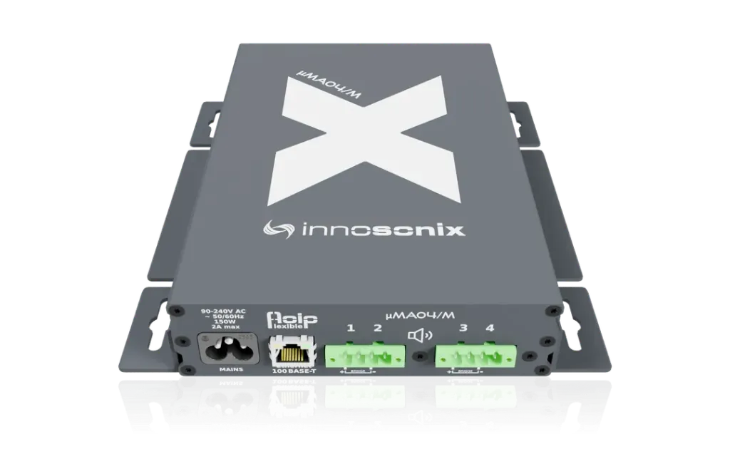 uMA04/M 4 Kanaals versterker 280W @ 4Ω per kanaal Dante, AES67, DSP