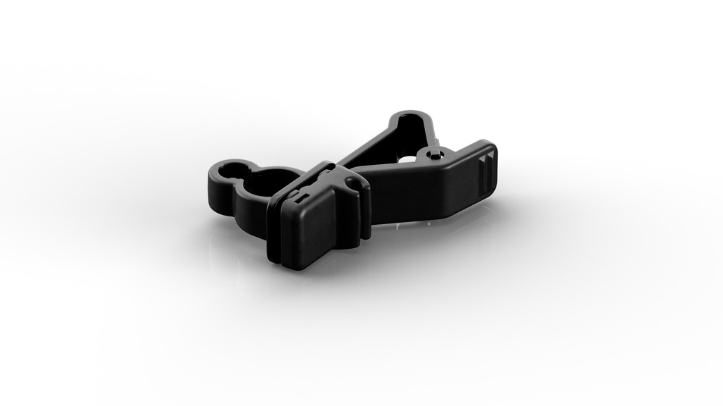 Lavalier Microphone Clip, Black