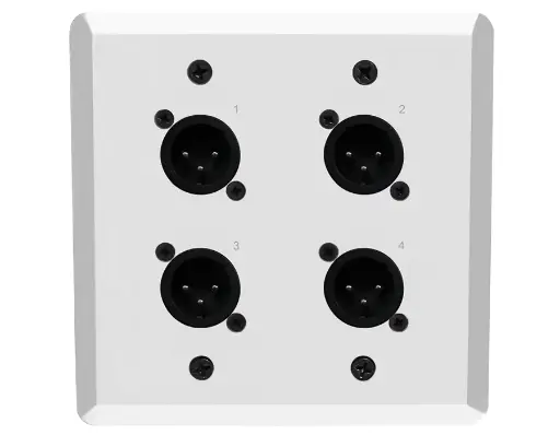 [WC121-S] SoundTools WallCAT 4 Silver Female XLR