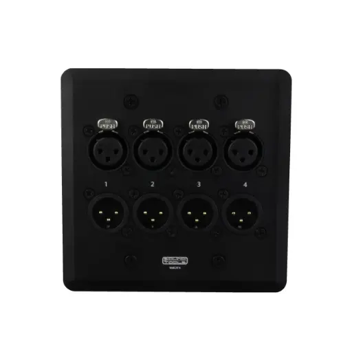 [WC851-B] SoundTools WallCAT 8 Black Male And Female XLR