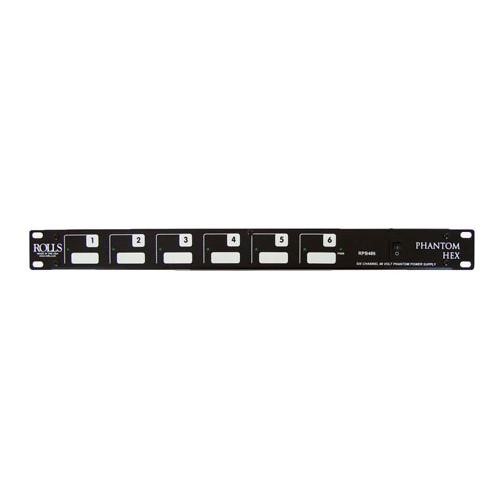 [RPB486] Rolls RPB486 Phantom Hex 6 CH Phantom Power, 1/4" jack out